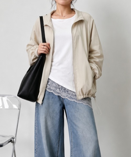 Miniministore(ミニミニストア)の「裾レースノースリプルオーバータンクトップ(タンクトップ・レディース・ホワイト/ブラック・M/L)」の13枚目の写真