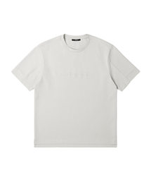 男性分頭レタリング半袖ラウンドTシャツ (LT-BEIGE) (HA4ST01-23)