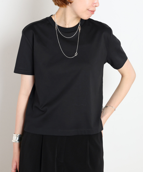 新品　AP STUDIO エーピーステュディオ　コンパクトTシャツ コンパクトTシャツ（Tシャツ/カットソー）｜AP STUDIO（エーピー