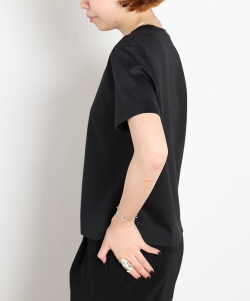 AP STUDIO(エーピーストゥディオ)の「コンパクトTシャツ(Tシャツ/カットソー・レディース・ブラウン/ホワイト/ブラック・FREE)」の18枚目の写真