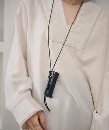 LAULEN（ローレン）の「leather like  lip case necklace  /レザーライクリップケースネックレス（ネックレス）」
