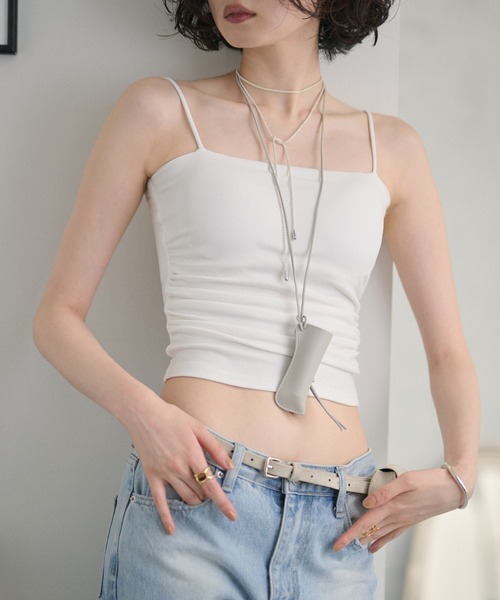 LAULEN(ローレン)の「leather like lip case necklace /レザーライクリップケースネックレス(ネックレス・レディース・ブラック/グレー・FREE)」の9枚目の写真