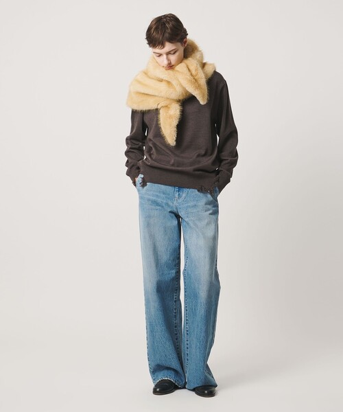 LOEFF(ロエフ)の「<LOEFF>フェイクファー リバーシブル スカーフ UNISEX(ストール/ショール・レディース・ブラウン系・FREE)」の13枚目の写真