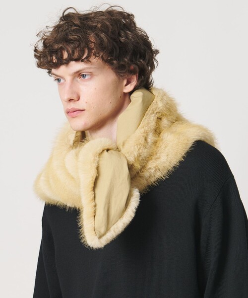 LOEFF(ロエフ)の「<LOEFF>フェイクファー リバーシブル スカーフ UNISEX(ストール/ショール・レディース・ブラウン系・FREE)」の17枚目の写真
