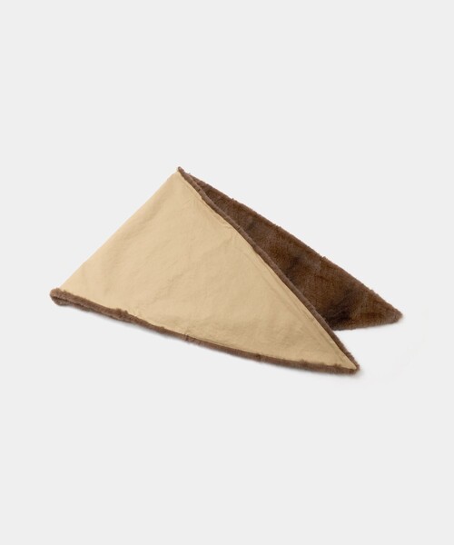 LOEFF(ロエフ)の「<LOEFF>フェイクファー リバーシブル スカーフ UNISEX(ストール/ショール・レディース・ブラウン系・FREE)」の9枚目の写真
