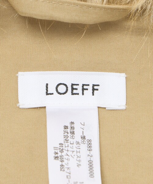 LOEFF(ロエフ)の「<LOEFF>フェイクファー リバーシブル スカーフ UNISEX(ストール/ショール・レディース・ブラウン系・FREE)」の11枚目の写真