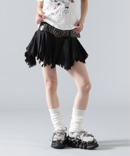 L.H.P(エルエイチピー)の「MAVYTH/メヴィス/GRANGE SKIRT(スカート・レディース・ブラック/ベージュ・M/S/L)」の12枚目の写真