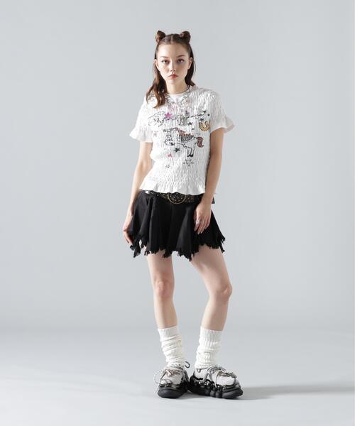 L.H.P(エルエイチピー)の「MAVYTH/メヴィス/GRANGE SKIRT(スカート・レディース・ブラック/ベージュ・M/S/L)」の13枚目の写真