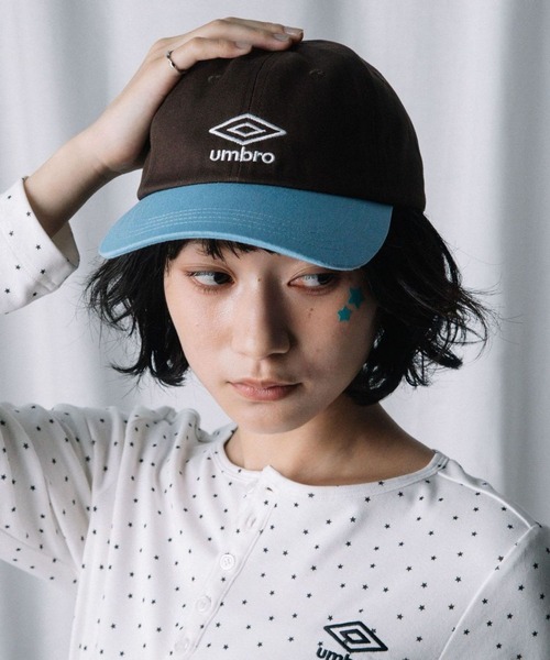 ALAND(エーランド)の「【UNISEX】ALAND×UMBRO/バイカラーキャップ(キャップ・レディース・ブラウン/ブラック/ネイビー・ONE SIZE)」の3枚目の写真