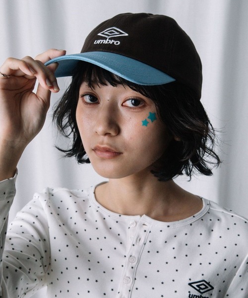 ALAND(エーランド)の「【UNISEX】ALAND×UMBRO/バイカラーキャップ(キャップ・レディース・ブラウン/ブラック/ネイビー・ONE SIZE)」の6枚目の写真