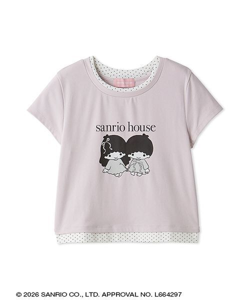 sanrio house（サンリオハウス）の「レイヤード風クロップドTシャツ（Tシャツ/カットソー・レディース・その他2/その他17・F）」の6枚目の写真