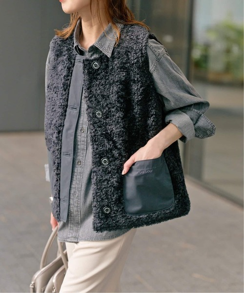 Spick & Span(スピックアンドスパン)の「《別注 / 追加》Barbour/バブアー Kintra liner(その他アウター・レディース・カーキ/ブラック/アイボリー・FREE)」の9枚目の写真
