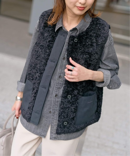 Spick & Span(スピックアンドスパン)の「《別注 / 追加》Barbour/バブアー Kintra liner(その他アウター・レディース・カーキ/ブラック/アイボリー・FREE)」の11枚目の写真