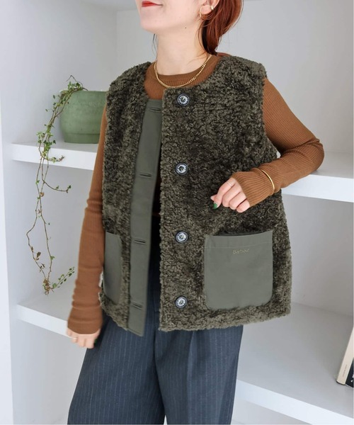 Spick & Span(スピックアンドスパン)の「《別注 / 追加》Barbour/バブアー Kintra liner(その他アウター・レディース・カーキ/ブラック/アイボリー・FREE)」の22枚目の写真