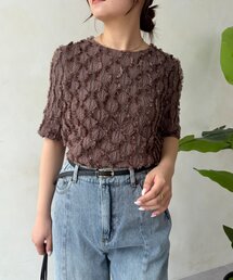 Jena espace merveilleux | 【PalinkA/パリンカ】ジャガードフリンジカットソー(Tシャツ/カットソー)