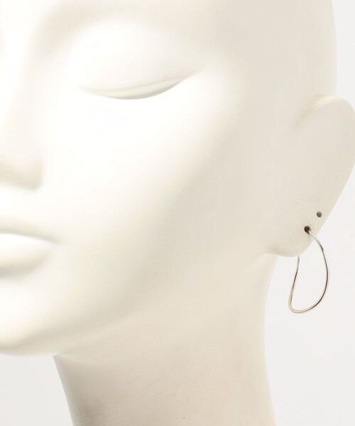 BAR JEWELLERY(バージュエリー)の「BAR Jewellery PROFILE シルバー ピアス(ピアス(両耳用)・レディース・シルバー・FREE)」の5枚目の写真