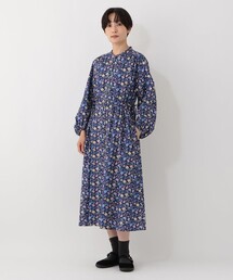 【Afternoon Tea別注】サイドリボンギャザーワンピース/リバティプリント