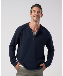 soft luxe urake half-zip sweatshirt