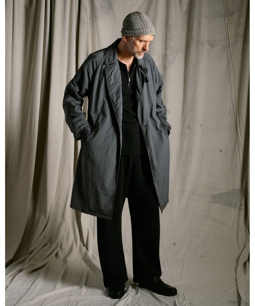 wjk(ダヴルジェイケイ)の「soft luxe urake half-zip sweatshirt(スウェット・メンズ・ブラック/ネイビー・MEDIUM/SMALL/X-LARGE/LARGE)」の11枚目の写真