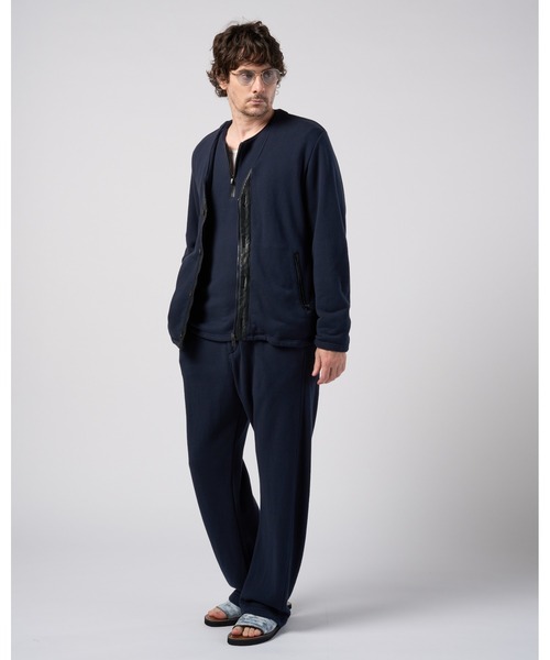 wjk(ダヴルジェイケイ)の「soft luxe urake half-zip sweatshirt(スウェット・メンズ・ブラック/ネイビー・MEDIUM/SMALL/X-LARGE/LARGE)」の16枚目の写真