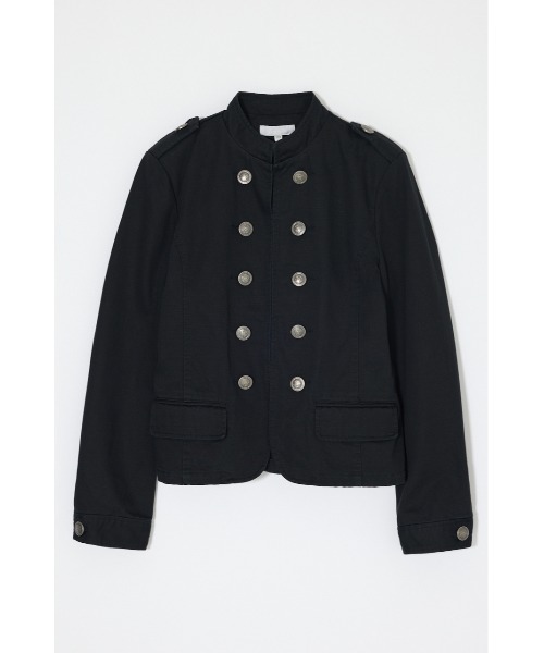 MOUSSY(マウジー)の「BACKSATIN NAPOLEON ジャケット(その他アウター・レディース・カーキ/ライトブラック・2/1)」の2枚目の写真