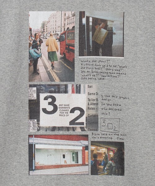 Steven Alan（スティーブンアラン）の「＜JIMA × Steven Alan＞ WTS TEE GRY/Tシャツ（Tシャツ/カットソー・メンズ・グレー系・2/3）」の3枚目の写真