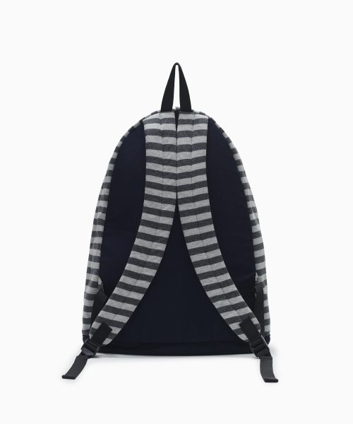 OHESHIO（オヘシオ）の「JERSEY STRIPE バックパック、チャコール（バックパック/リュック・レディース・その他・FREE）」の3枚目の写真