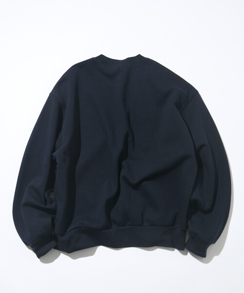 FREAK'S STORE(フリークスストア)の「NAUTICA/ノーティカ Jiro Konami CREW SWEAT 1 for women(スウェット・レディース・ライトグレー/ネイビー・フリ-)」の3枚目の写真