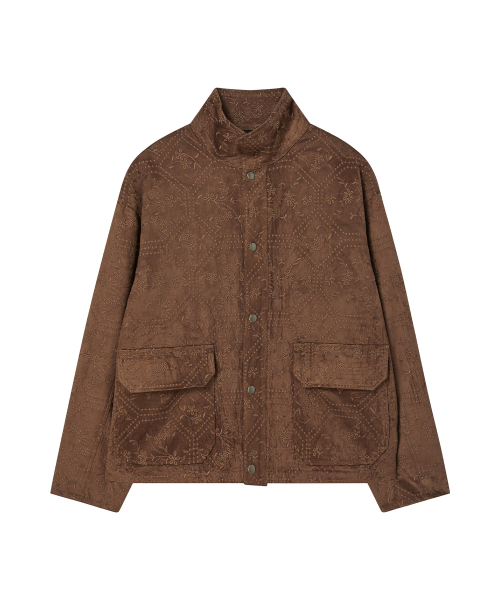 Beyond Closet（-）の「[COLLECTION LINE] ハンドクラフトスエード刺繍ブルゾンブラウン（その他アウター・メンズ・その他・MEDIUM/LARGE）」の2枚目の写真