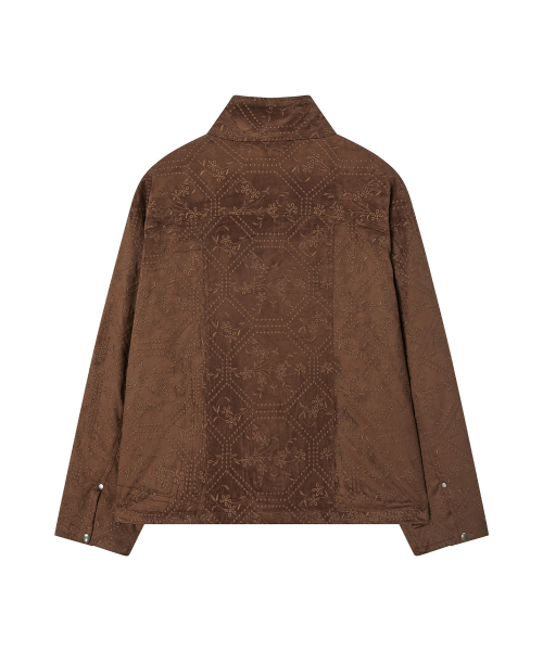 Beyond Closet（-）の「[COLLECTION LINE] ハンドクラフトスエード刺繍ブルゾンブラウン（その他アウター・メンズ・その他・MEDIUM/LARGE）」の3枚目の写真