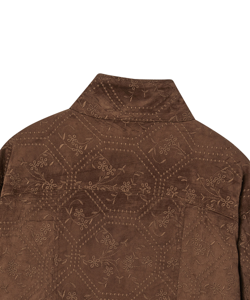 Beyond Closet（-）の「[COLLECTION LINE] ハンドクラフトスエード刺繍ブルゾンブラウン（その他アウター・メンズ・その他・MEDIUM/LARGE）」の6枚目の写真