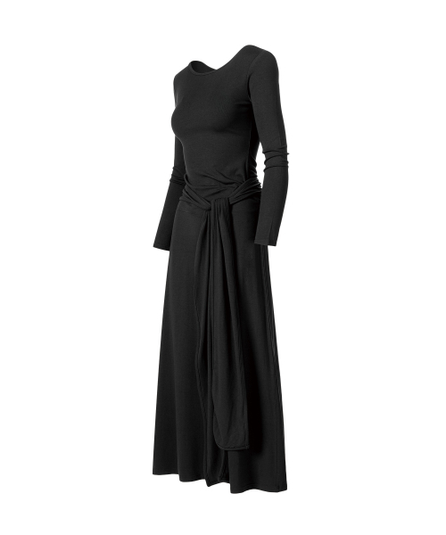 THEVINYLHOUSE(ザバイニルハウス)の「DRAPED MAXI ONE-PIECE(W) CHARCOAL(ワンピース・レディース・その他・FREE)」の7枚目の写真