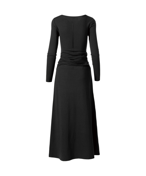 THEVINYLHOUSE(ザバイニルハウス)の「DRAPED MAXI ONE-PIECE(W) CHARCOAL(ワンピース・レディース・その他・FREE)」の8枚目の写真