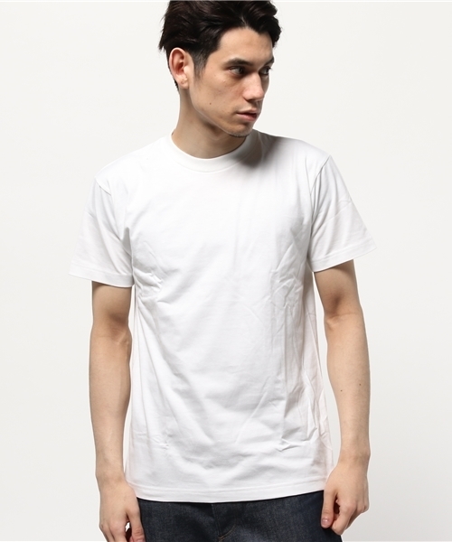 NANO universe（ナノユニバース）の「RED KAP/ F/2P CREW TEE（Tシャツ/カットソー・メンズ・ブラック/ホワイト・LARGE/X-LARGE/MEDIUM/SMALL）」の3枚目の写真