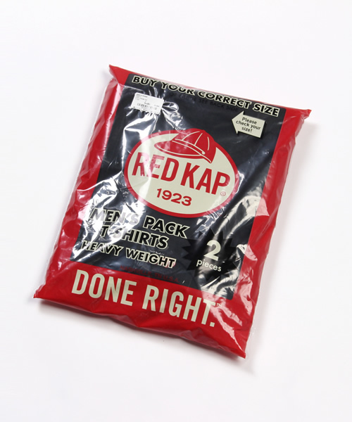 NANO universe（ナノユニバース）の「RED KAP/ F/2P CREW TEE（Tシャツ/カットソー・メンズ・ブラック/ホワイト・LARGE/X-LARGE/MEDIUM/SMALL）」の9枚目の写真