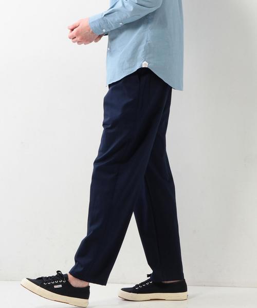 CAMO（カモ）の「＜CAMO(カモ)＞ ツイル ワイド パンツ◆（その他パンツ・メンズ・ホワイト/ネイビー・SMALL/MEDIUM）」の4枚目の写真