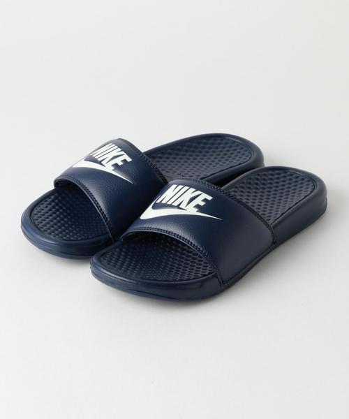 NIKE(ナイキ)の「NIKE(ナイキ) ベナッシ JDI(サンダル・レディース・ブラック/ネイビー・24cm/23cm)」の1枚目の写真