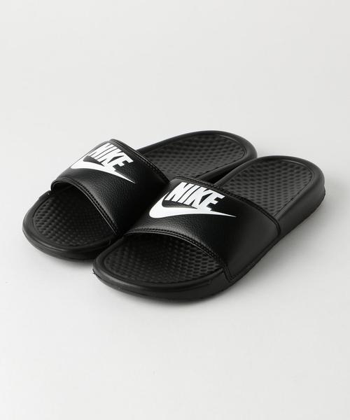 NIKE(ナイキ)の「NIKE(ナイキ) ベナッシ JDI(サンダル・レディース・ブラック/ネイビー・24cm/23cm)」の2枚目の写真