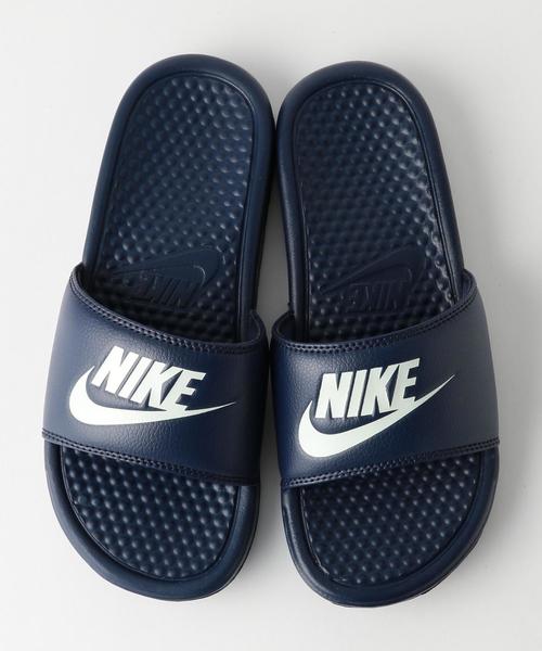 NIKE(ナイキ)の「NIKE(ナイキ) ベナッシ JDI(サンダル・レディース・ブラック/ネイビー・24cm/23cm)」の3枚目の写真
