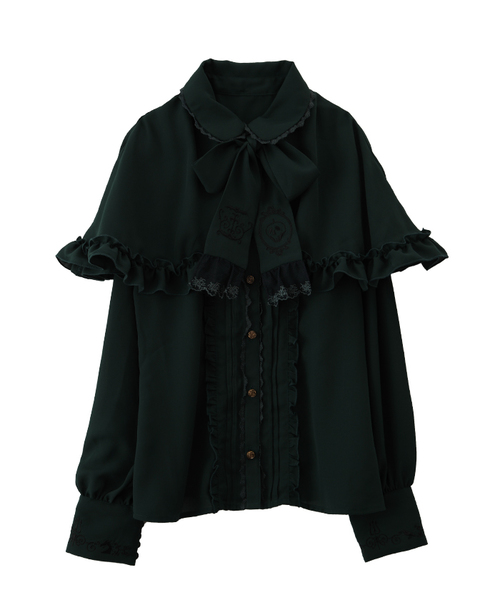 Disney ディズニー の Disney ディズニー ダークロマンティック刺繍ブラウス シャツ ブラウス Wear