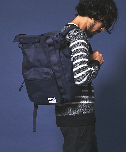 5441 by sunduck（ゴーヨンヨンイチバイサンダック）の「【5441 by SUNDUCK/5441 バイ サンダック】DAYLYTRIP BAG（バックパック/リュック・メンズ・ブルー/レッド/ブラック/カーキ/ネイビー・FREE）」の4枚目の写真