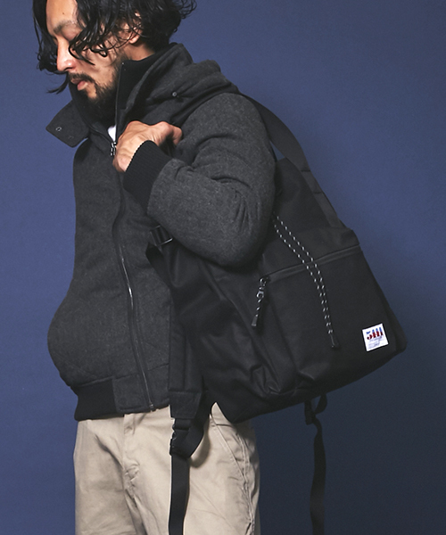 5441 by sunduck（ゴーヨンヨンイチバイサンダック）の「【5441 by SUNDUCK/5441 バイ サンダック】DAYLYTRIP BAG（バックパック/リュック・メンズ・ブルー/レッド/ブラック/カーキ/ネイビー・FREE）」の2枚目の写真