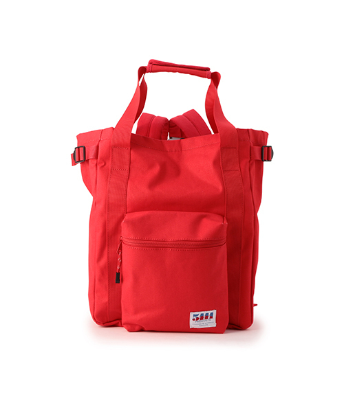 5441 by sunduck（ゴーヨンヨンイチバイサンダック）の「【5441 by SUNDUCK/5441 バイ サンダック】DAYLYTRIP BAG（バックパック/リュック・メンズ・ブルー/レッド/ブラック/カーキ/ネイビー・FREE）」の7枚目の写真