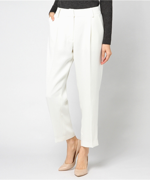 N.(N. Natural Beauty Basic)(エヌエヌナチュラルビューティーベーシック)の「ダブルクロスワイドセンタープレス(その他パンツ・レディース・ブラック/グレー/ホワイト・SMALL/MEDIUM)」の4枚目の写真