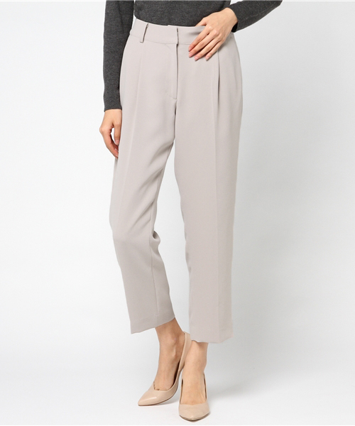 N.(N. Natural Beauty Basic)(エヌエヌナチュラルビューティーベーシック)の「ダブルクロスワイドセンタープレス(その他パンツ・レディース・ブラック/グレー/ホワイト・SMALL/MEDIUM)」の3枚目の写真