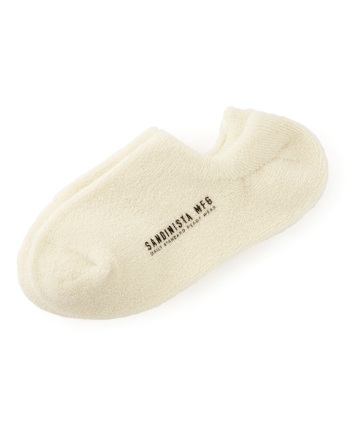 DAILY STANDARD by SANDINISTA（デイリースタンダードバイサンディニスタ）の「Daily Pile Ankle Socks / パイルアンクルソックス（ソックス/靴下・メンズ・ブラック/オフホワイト/グレー/ネイビー・FREE）」の2枚目の写真