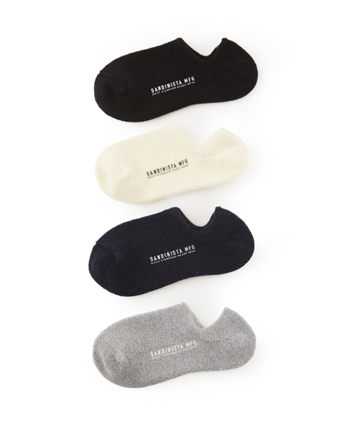 DAILY STANDARD by SANDINISTA（デイリースタンダードバイサンディニスタ）の「Daily Pile Ankle Socks / パイルアンクルソックス（ソックス/靴下・メンズ・ブラック/オフホワイト/グレー/ネイビー・FREE）」の6枚目の写真