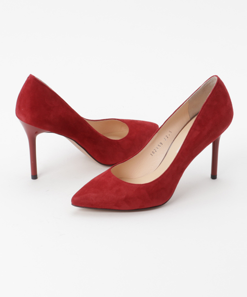 SEVEN TWELVE THIRTY(セヴントゥエルヴサーティー)の「スティレットヒールポインテッドトゥパンプス(パンプス・レディース・ブラック系その他/ライトイエロー/パイソン/ブルーグリーン/ホワイト系その他/ピンク/ピンク系その他2/ベビーピンク/ベージュ系その他/ブラック系その他2/レッド系その他/グレー/ライトグレー/レオパード/パープル/ボルドー/アニマル/ダークブラウン/グレイッシュベージュ/シャンパン/ブラック/ネイビー/ベージュ/ホワイト・24.5cm/24cm/23cm/22cm/23.5cm/22.5cm/25cm)」の20枚目の写真