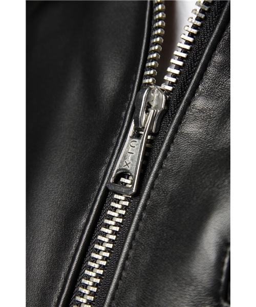 HYSTERIC GLAMOUR（ヒステリックグラマー）の「LEWIS LEATHERS × HYSTERIC DOMINATOR（ライダースジャケット・メンズ・ブラウン/ブラック・SMALL/MEDIUM）」の6枚目の写真