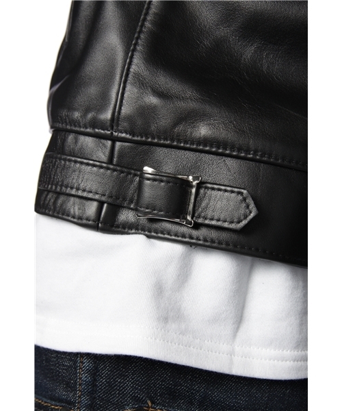 HYSTERIC GLAMOUR（ヒステリックグラマー）の「LEWIS LEATHERS × HYSTERIC DOMINATOR（ライダースジャケット・メンズ・ブラウン/ブラック・SMALL/MEDIUM）」の13枚目の写真